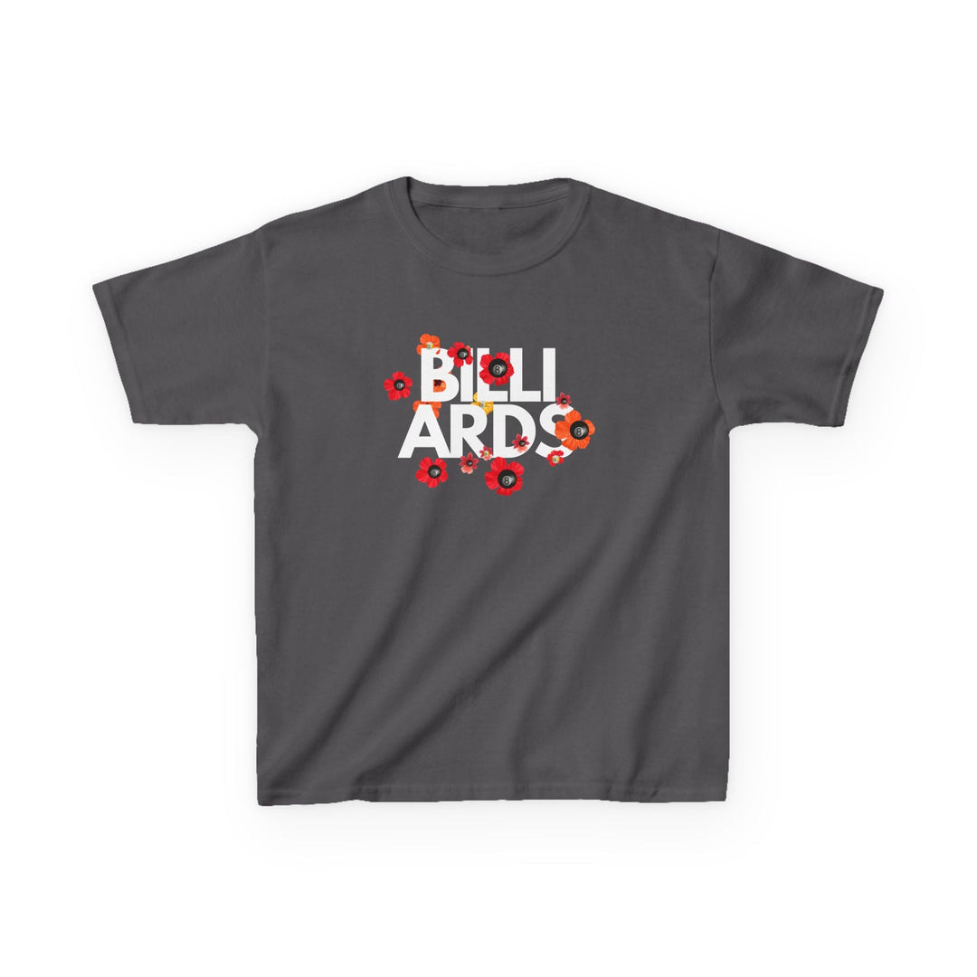 Flowers - 8 Ball Billiards - Youth Cotton Tee - BFLY BILLIARDS