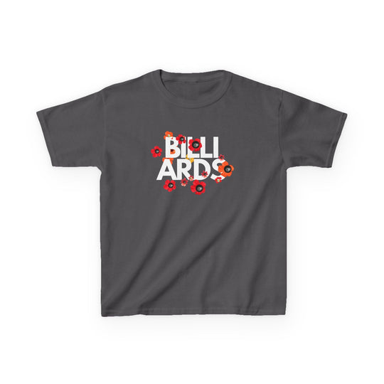 Flowers - 8 Ball Billiards - Youth Cotton Tee - BFLY BILLIARDS