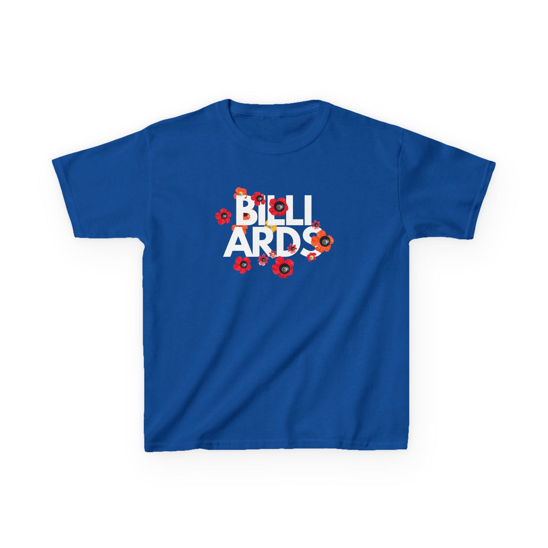 Flowers - 8 Ball Billiards - Youth Cotton Tee - BFLY BILLIARDS