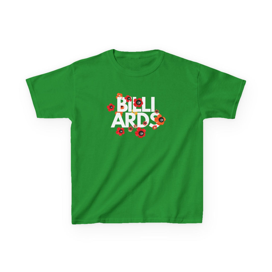 Flowers - 8 Ball Billiards - Youth Cotton Tee - BFLY BILLIARDS