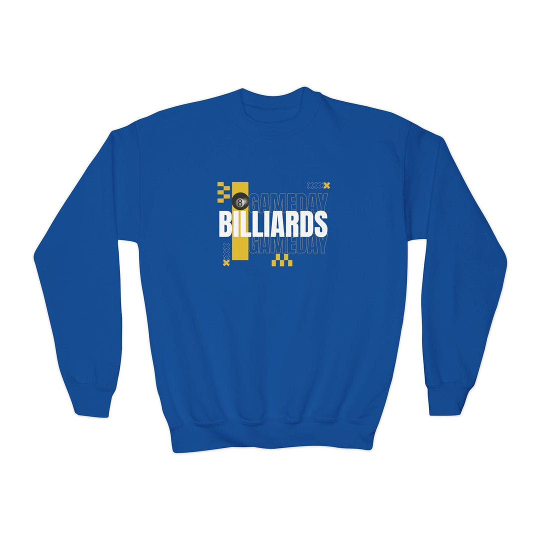 Gameday Billiards - Unisex Youth Crewneck Sweatshirt - BFLY BILLIARDS