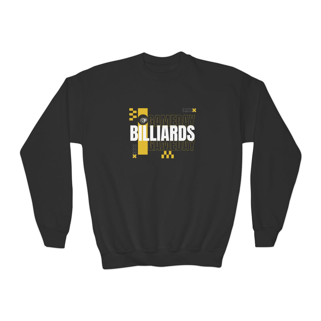Gameday Billiards - Unisex Youth Crewneck Sweatshirt - BFLY BILLIARDS