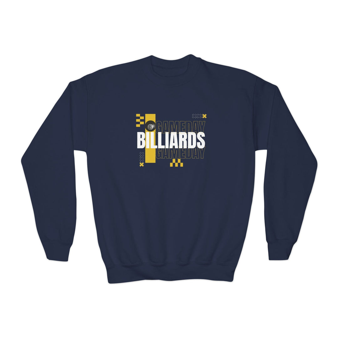 Gameday Billiards - Unisex Youth Crewneck Sweatshirt - BFLY BILLIARDS