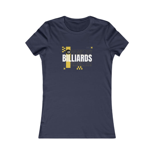 Gameday Billiards - Women's Fitted Tee - BFLY BILLIARDS