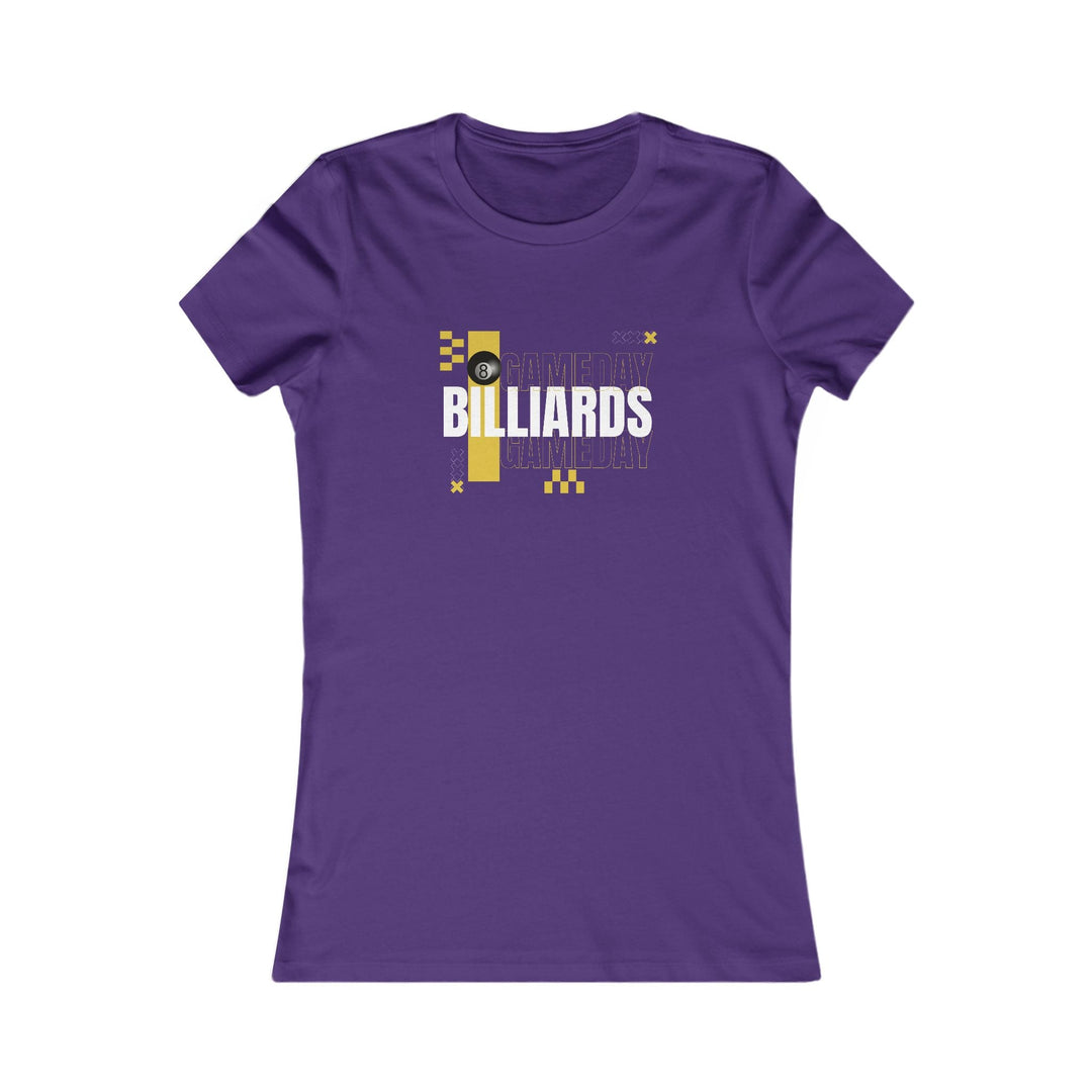 Gameday Billiards - Women's Fitted Tee - BFLY BILLIARDS