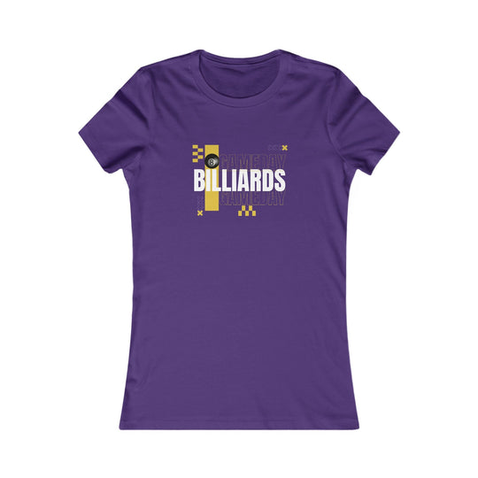 Gameday Billiards - Women's Fitted Tee - BFLY BILLIARDS