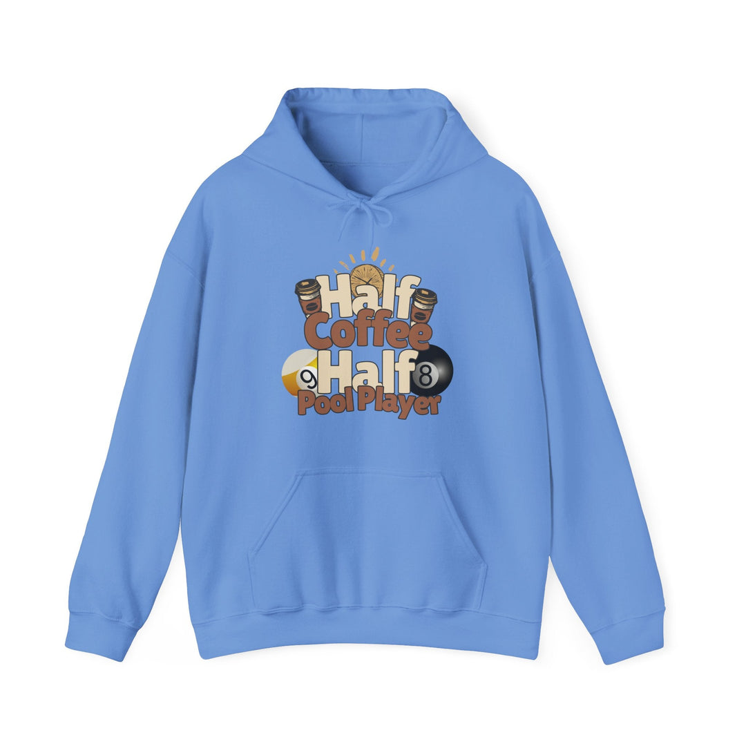 Half Coffee Half Pool Player - Unisex Pullover Hoodie - BFLY BILLIARDS