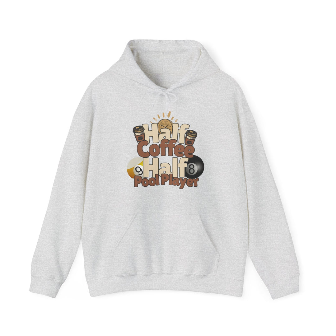 Half Coffee Half Pool Player - Unisex Pullover Hoodie - BFLY BILLIARDS