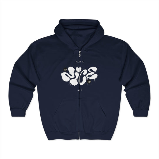Have a Nice Day - 8 Ball - Full Zip Hoodie - BFLY BILLIARDS