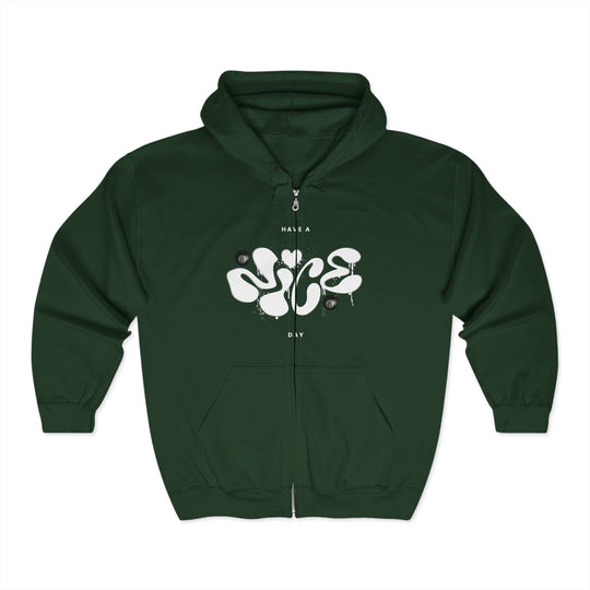 Have a Nice Day - 8 Ball - Full Zip Hoodie - BFLY BILLIARDS