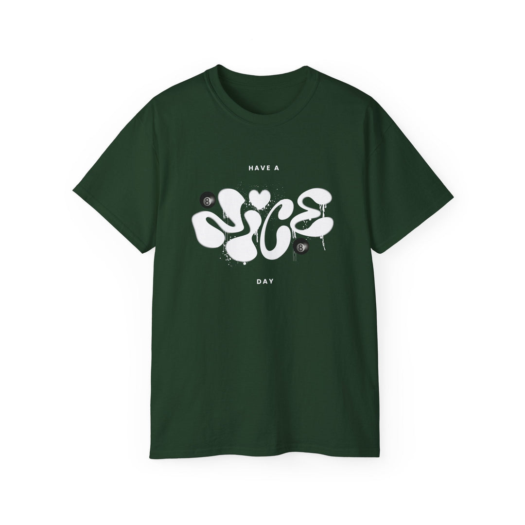Have a Nice Day - 8 Ball - Unisex Cotton T-Shirt - BFLY BILLIARDS