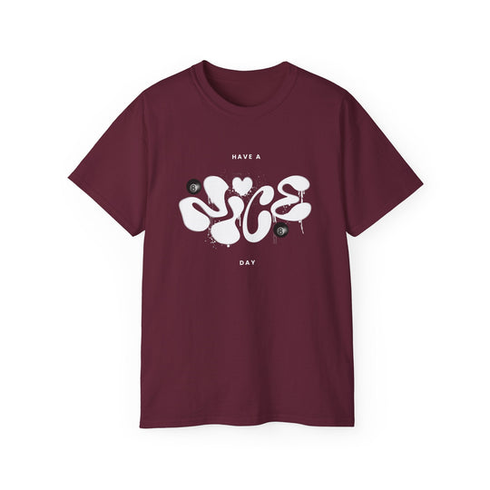 Have a Nice Day - 8 Ball - Unisex Cotton T-Shirt - BFLY BILLIARDS