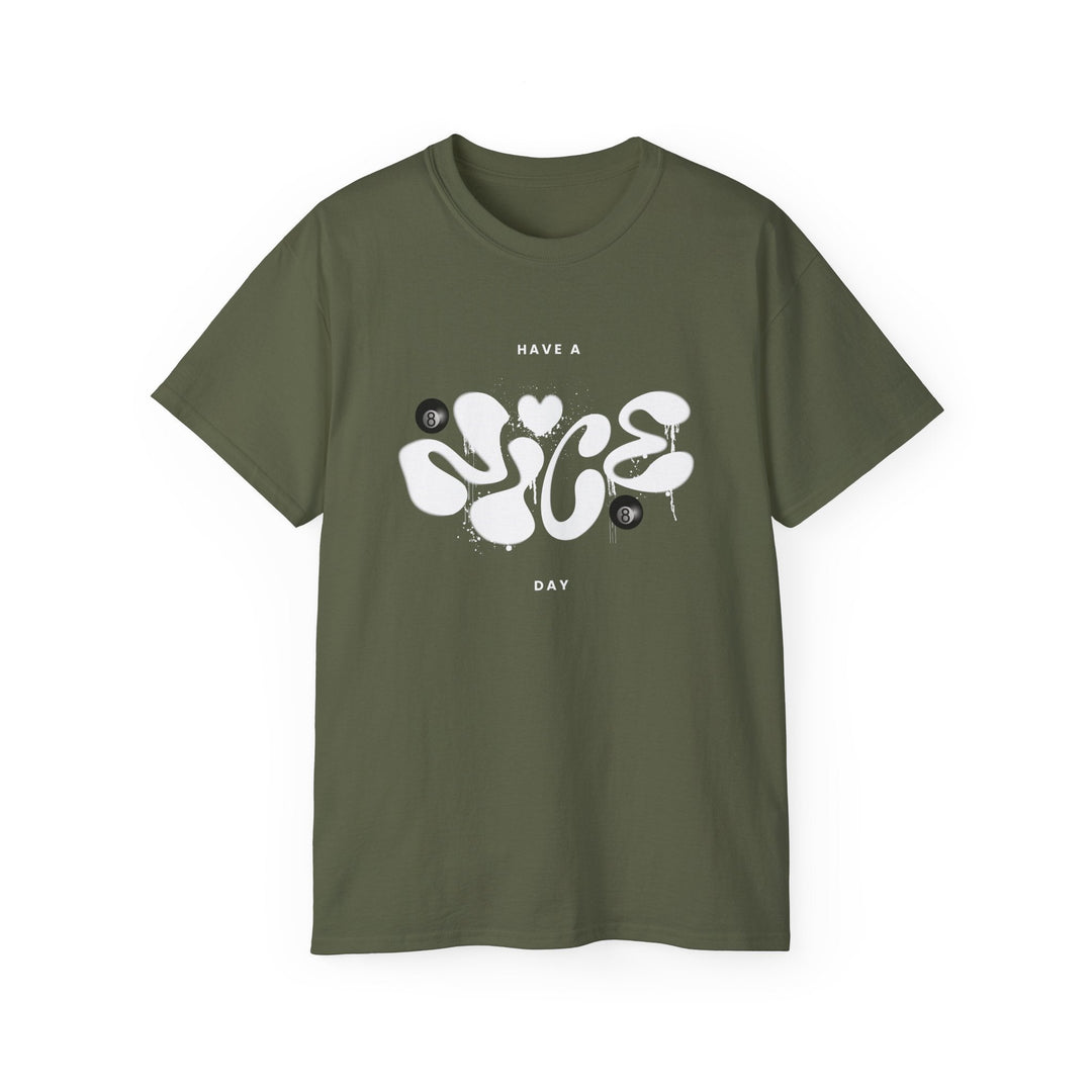 Have a Nice Day - 8 Ball - Unisex Cotton T-Shirt - BFLY BILLIARDS