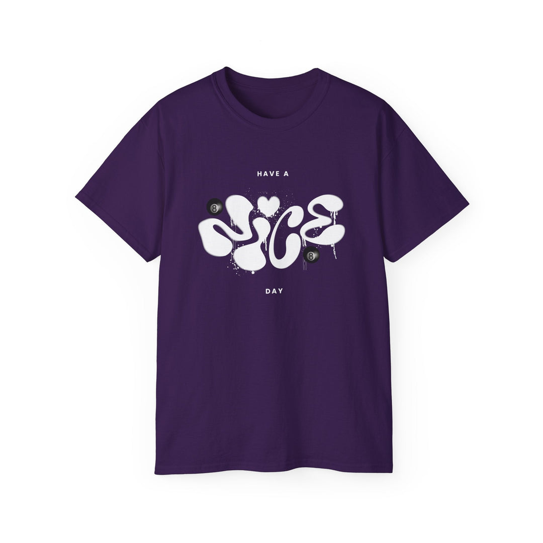 Have a Nice Day - 8 Ball - Unisex Cotton T-Shirt - BFLY BILLIARDS