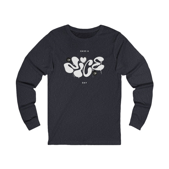 Have a Nice Day - 8 Ball - Unisex Long Sleeve Tee - BFLY BILLIARDS