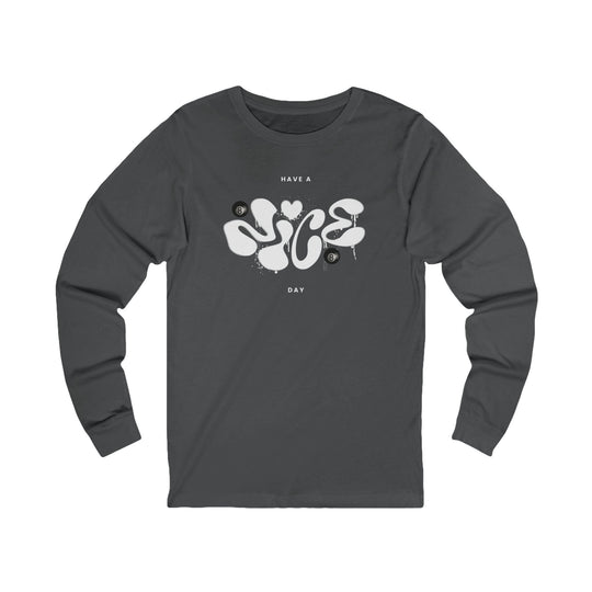 Have a Nice Day - 8 Ball - Unisex Long Sleeve Tee - BFLY BILLIARDS