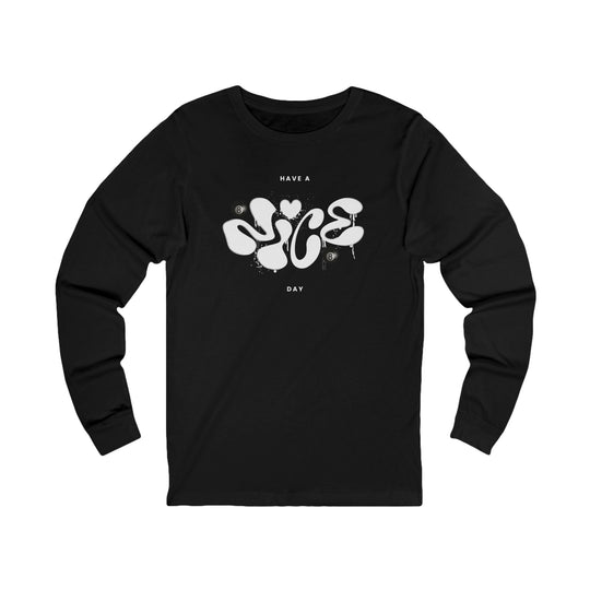 Have a Nice Day - 8 Ball - Unisex Long Sleeve Tee - BFLY BILLIARDS