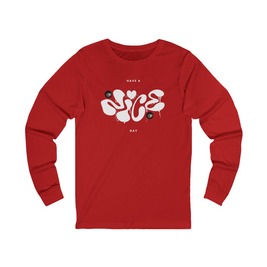 Have a Nice Day - 8 Ball - Unisex Long Sleeve Tee - BFLY BILLIARDS