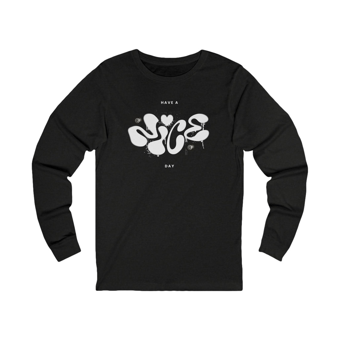 Have a Nice Day - 8 Ball - Unisex Long Sleeve Tee - BFLY BILLIARDS