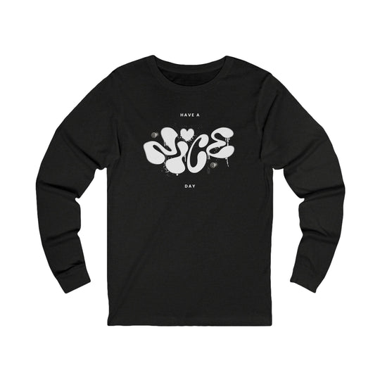 Have a Nice Day - 8 Ball - Unisex Long Sleeve Tee - BFLY BILLIARDS