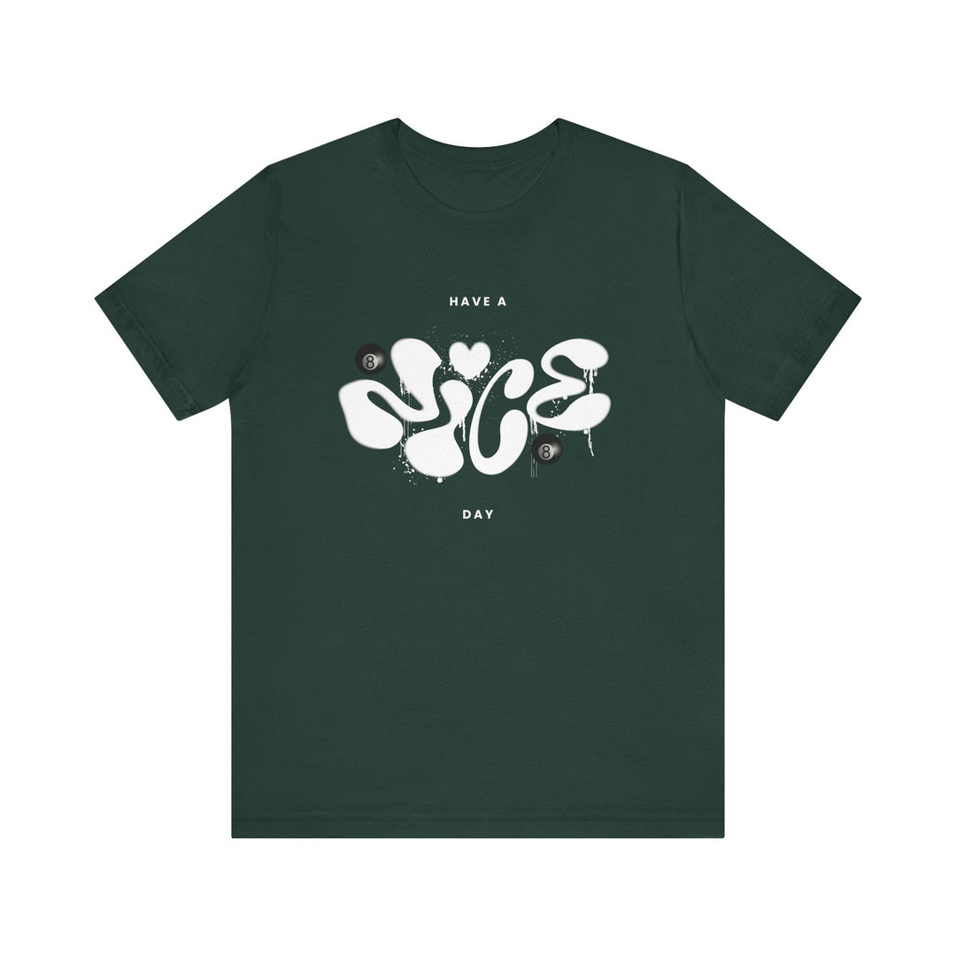Have a Nice Day - 8 Ball - Unisex Softstyle Tee - BFLY BILLIARDS