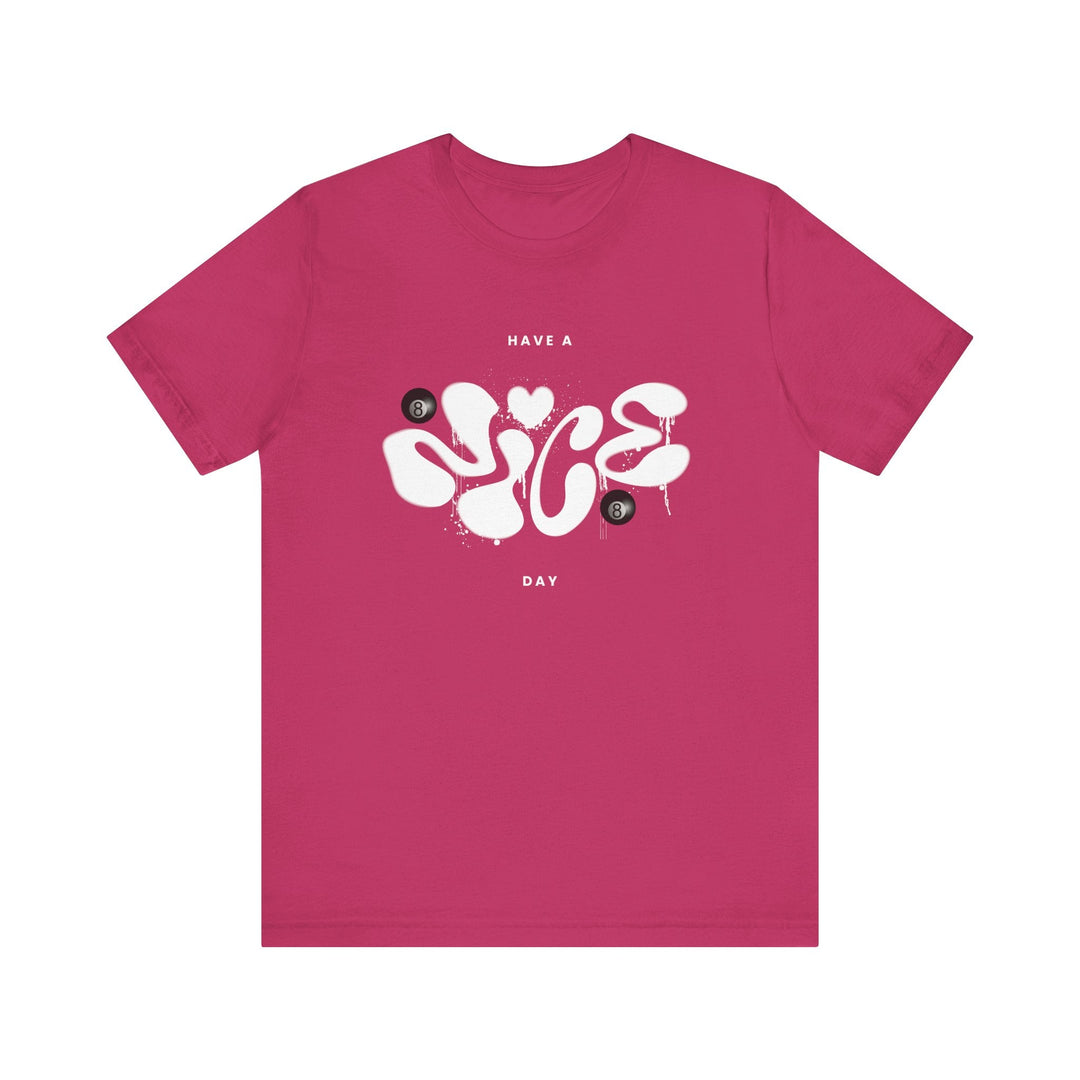 Have a Nice Day - 8 Ball - Unisex Softstyle Tee - BFLY BILLIARDS