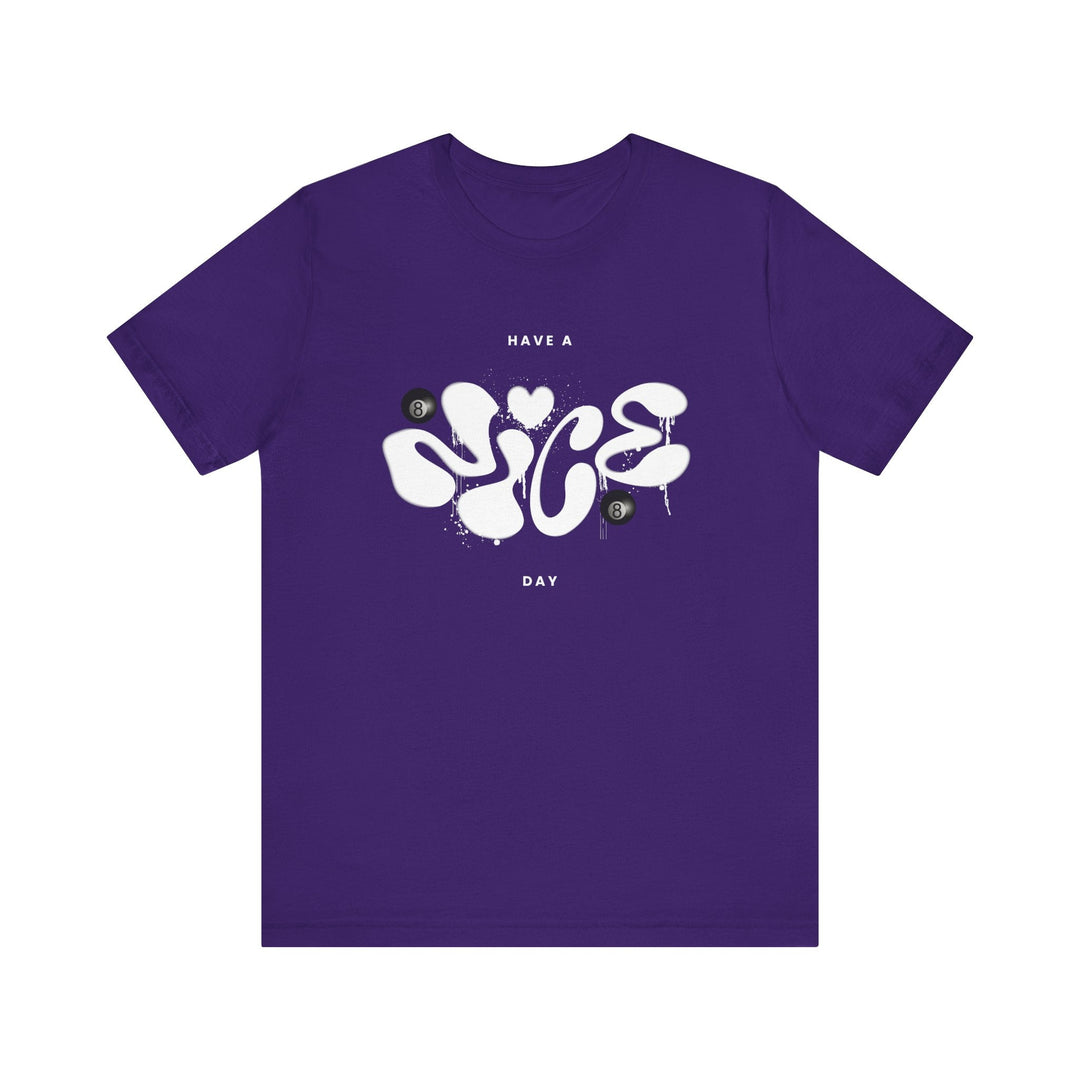 Have a Nice Day - 8 Ball - Unisex Softstyle Tee - BFLY BILLIARDS