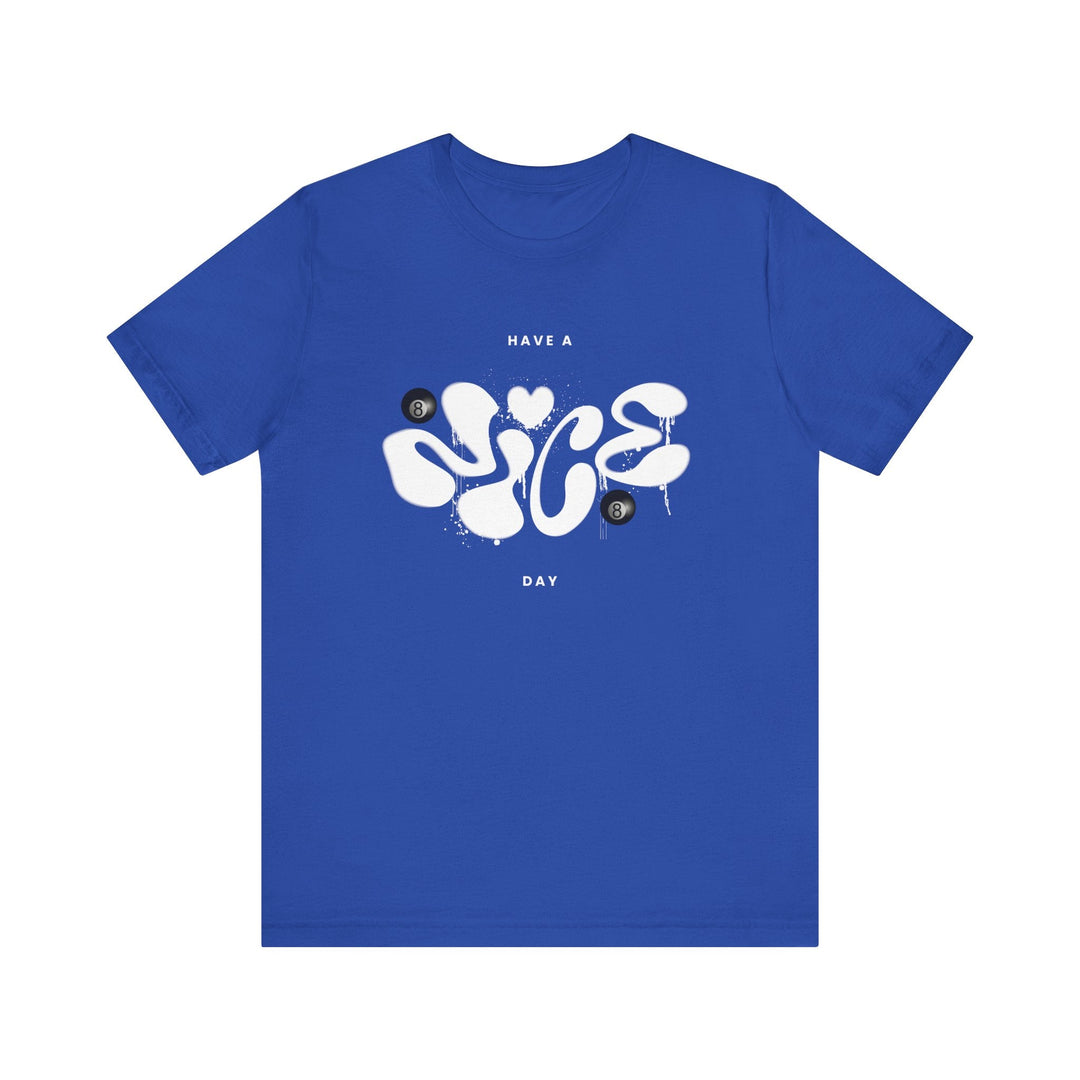 Have a Nice Day - 8 Ball - Unisex Softstyle Tee - BFLY BILLIARDS