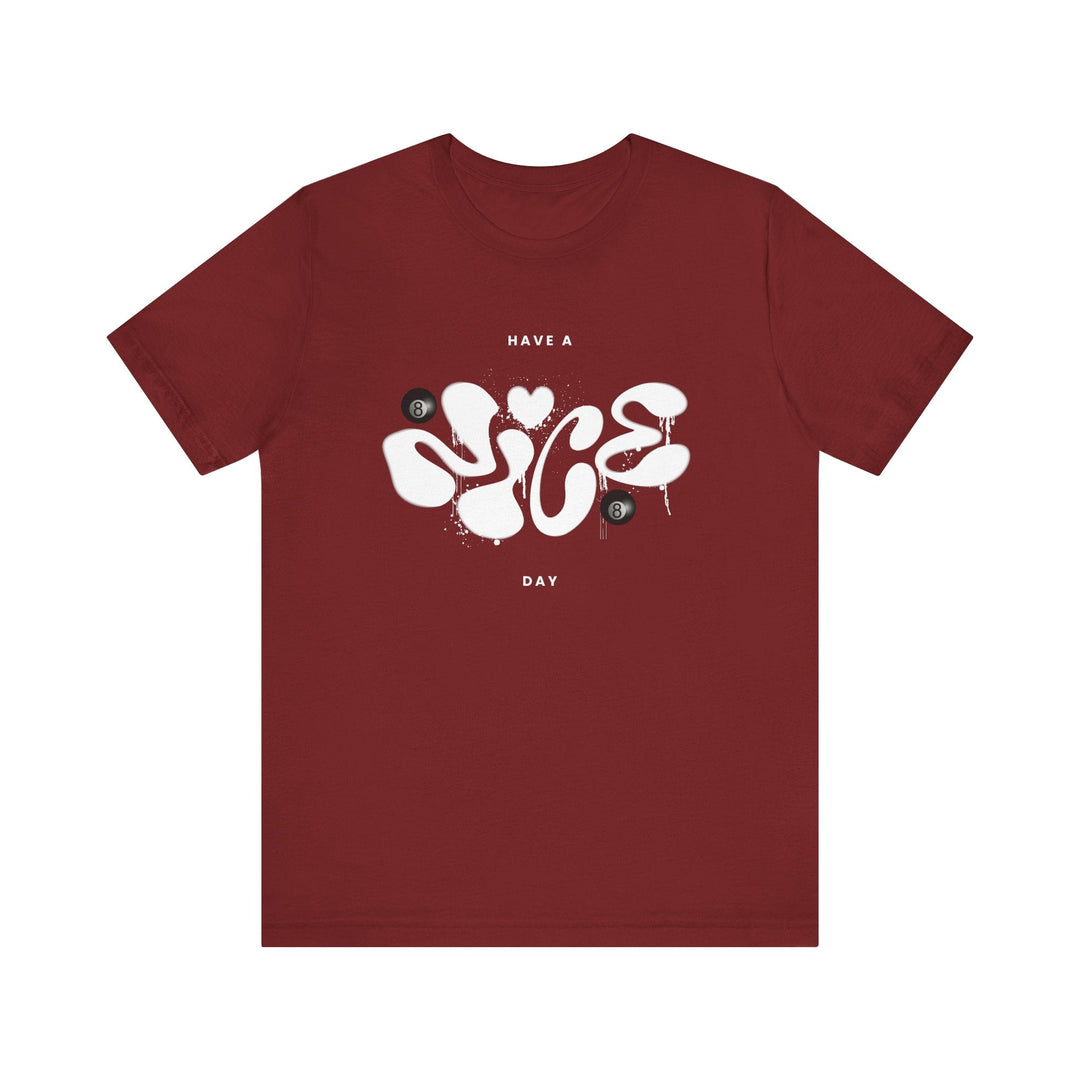 Have a Nice Day - 8 Ball - Unisex Softstyle Tee - BFLY BILLIARDS