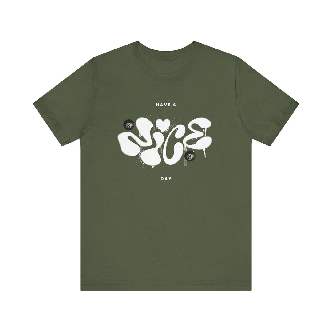Have a Nice Day - 8 Ball - Unisex Softstyle Tee - BFLY BILLIARDS