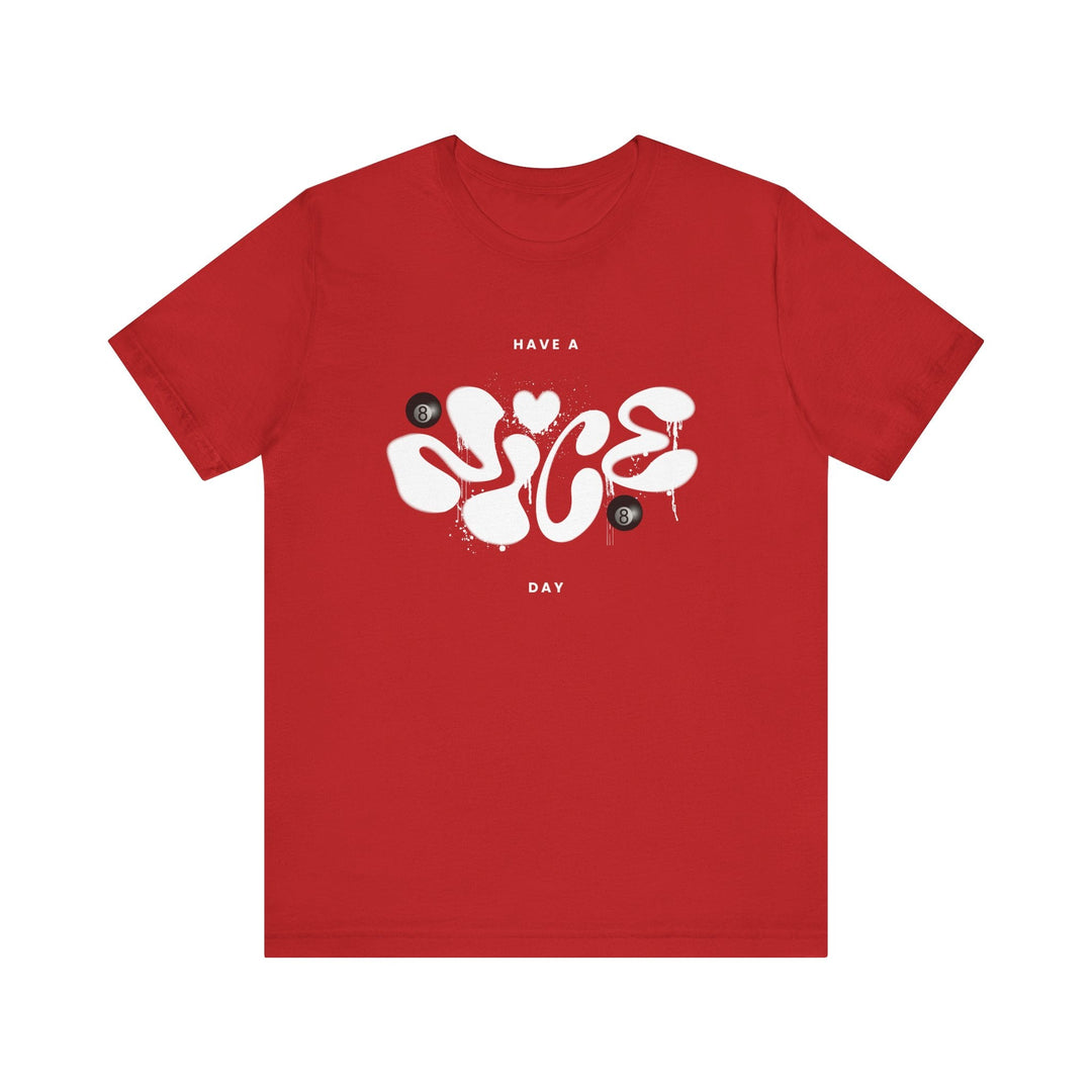 Have a Nice Day - 8 Ball - Unisex Softstyle Tee - BFLY BILLIARDS