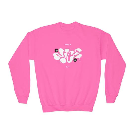 Have a Nice Day - 8 Ball - Unisex Youth Crewneck Sweatshirt - BFLY BILLIARDS