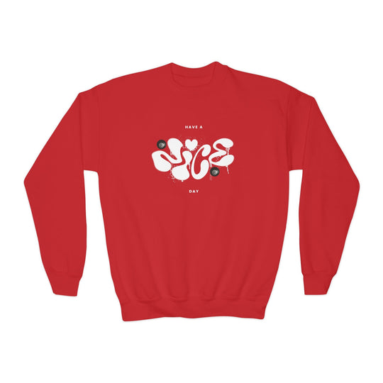 Have a Nice Day - 8 Ball - Unisex Youth Crewneck Sweatshirt - BFLY BILLIARDS