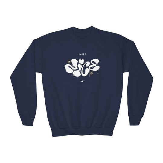 Have a Nice Day - 8 Ball - Unisex Youth Crewneck Sweatshirt - BFLY BILLIARDS