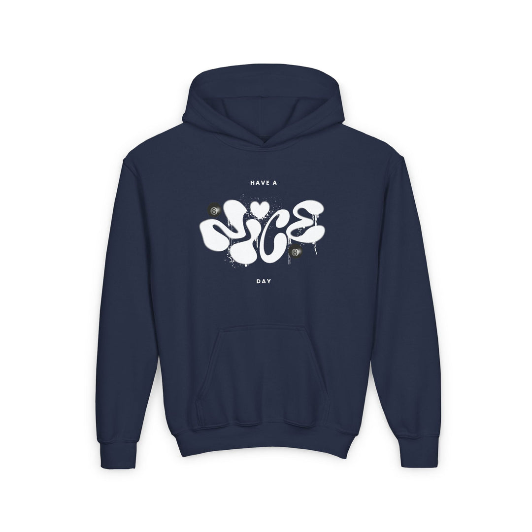 Have a Nice Day - 8 Ball - Unisex Youth Pullover Hoodie - BFLY BILLIARDS