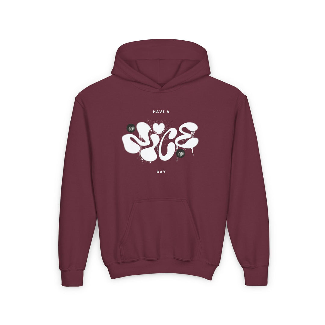 Have a Nice Day - 8 Ball - Unisex Youth Pullover Hoodie - BFLY BILLIARDS
