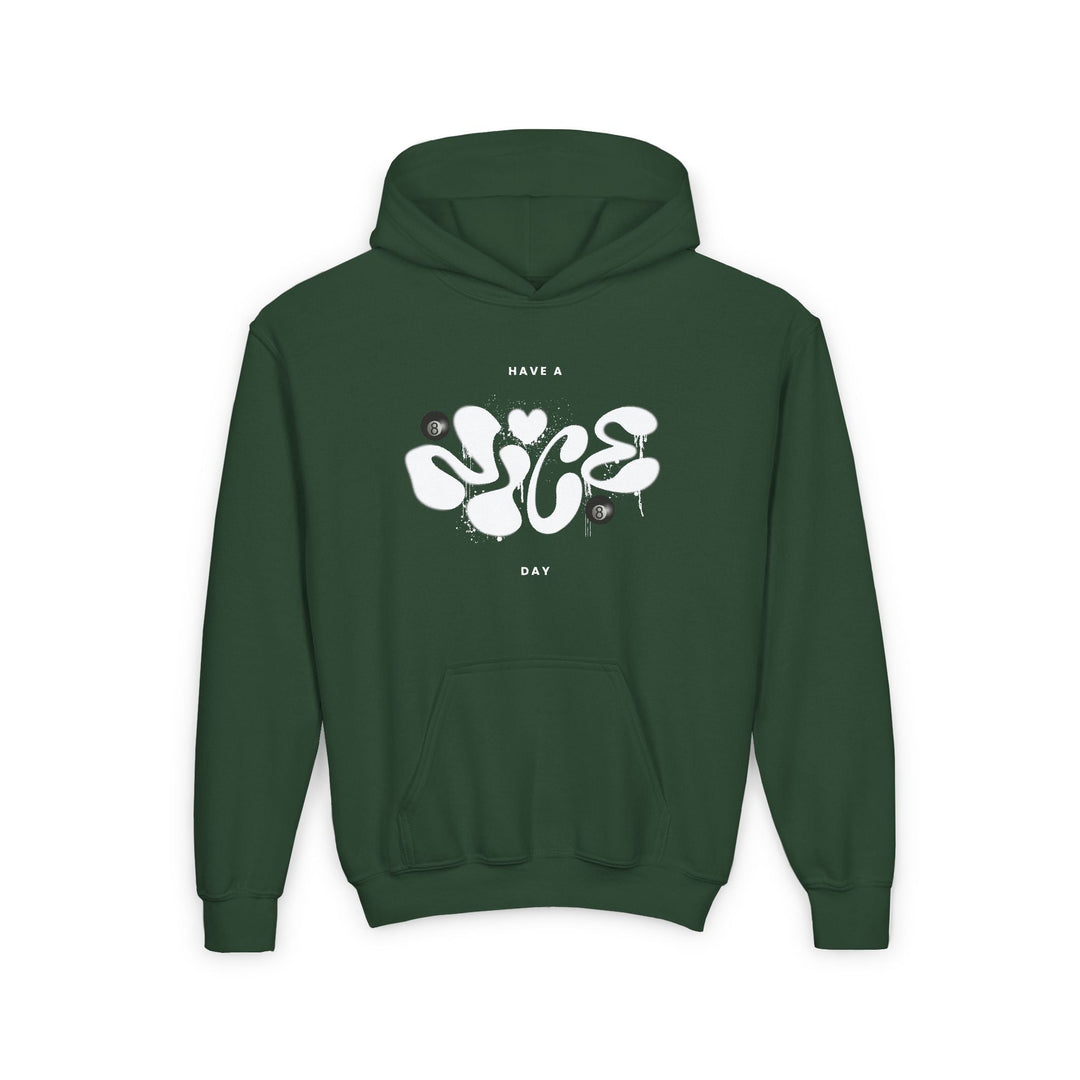 Have a Nice Day - 8 Ball - Unisex Youth Pullover Hoodie - BFLY BILLIARDS