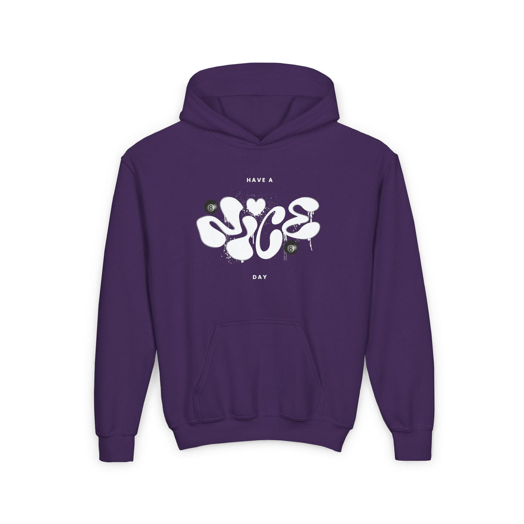 Have a Nice Day - 8 Ball - Unisex Youth Pullover Hoodie - BFLY BILLIARDS