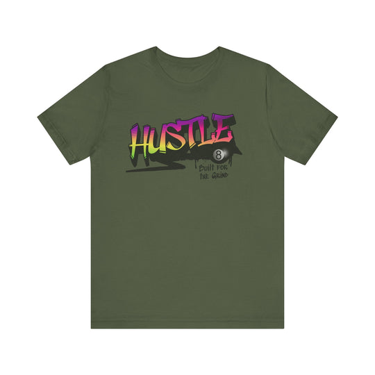 Hustle - Build for the Grind - Unisex Softstyle Tee - BFLY BILLIARDS