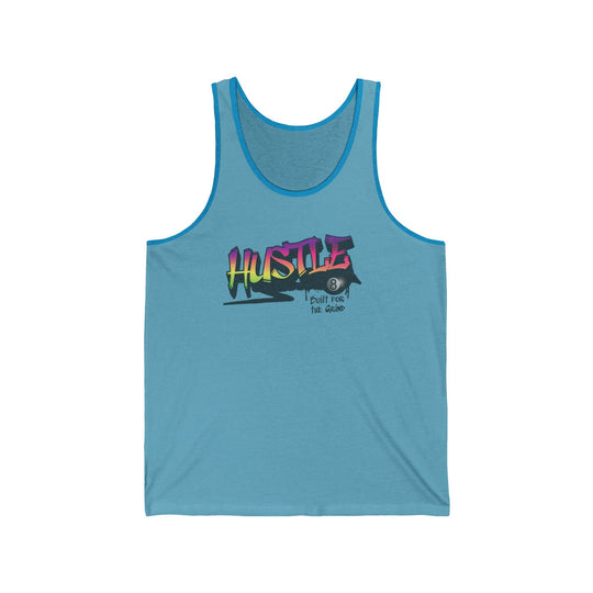 Hustle - Build for the Grind - Unisex Tank Top - BFLY BILLIARDS