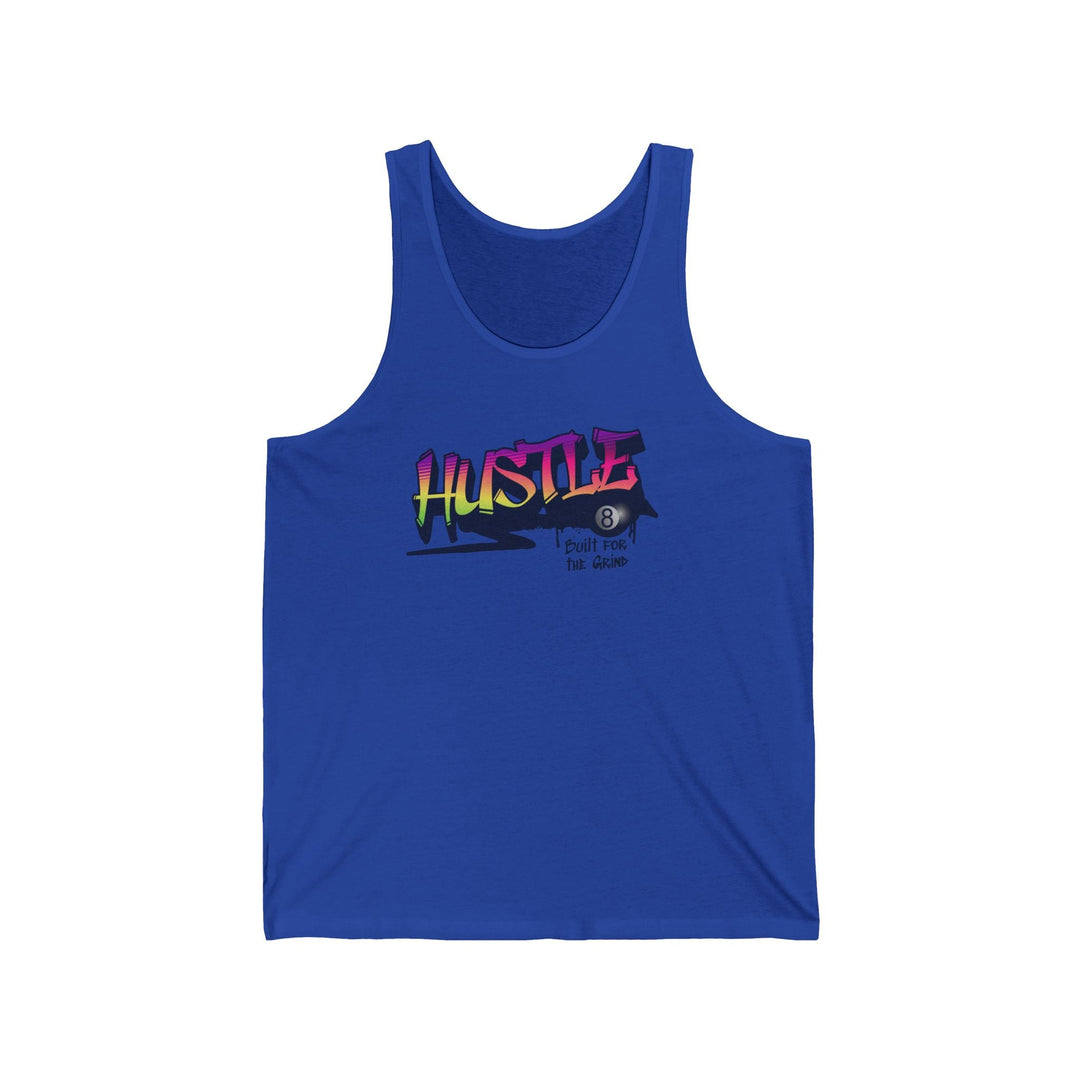 Hustle - Build for the Grind - Unisex Tank Top - BFLY BILLIARDS