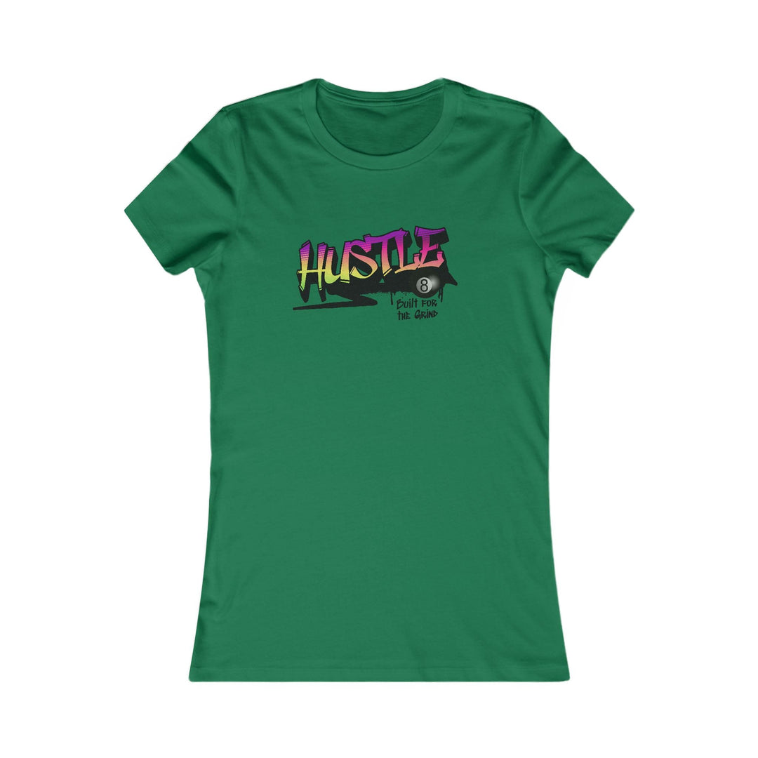 Hustle - Build for the Grind - Women's Fitted Tee - BFLY BILLIARDS
