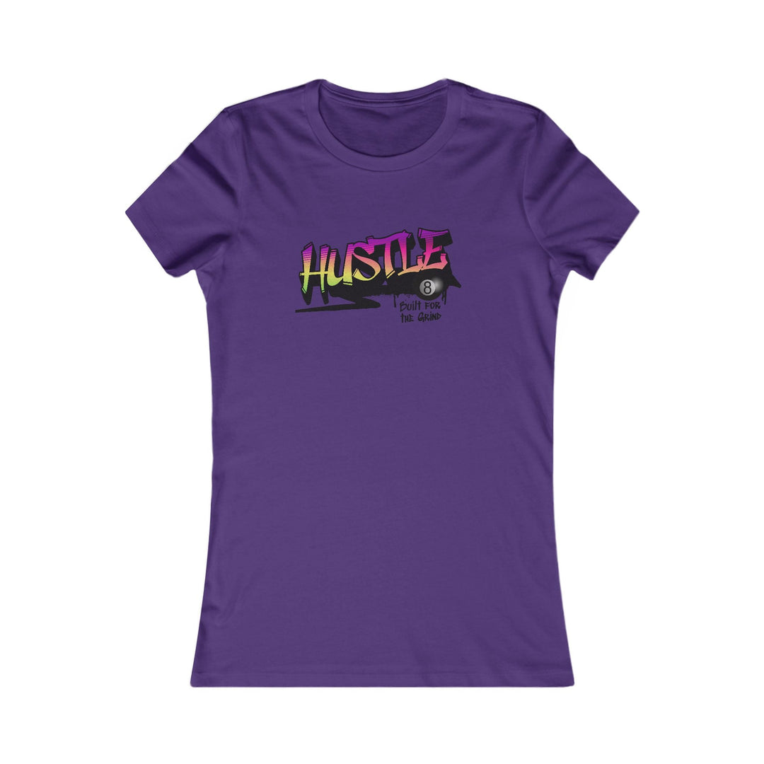 Hustle - Build for the Grind - Women's Fitted Tee - BFLY BILLIARDS