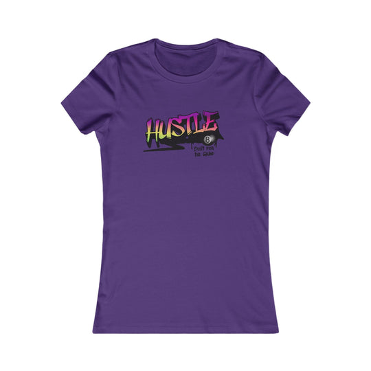 Hustle - Build for the Grind - Women's Fitted Tee - BFLY BILLIARDS