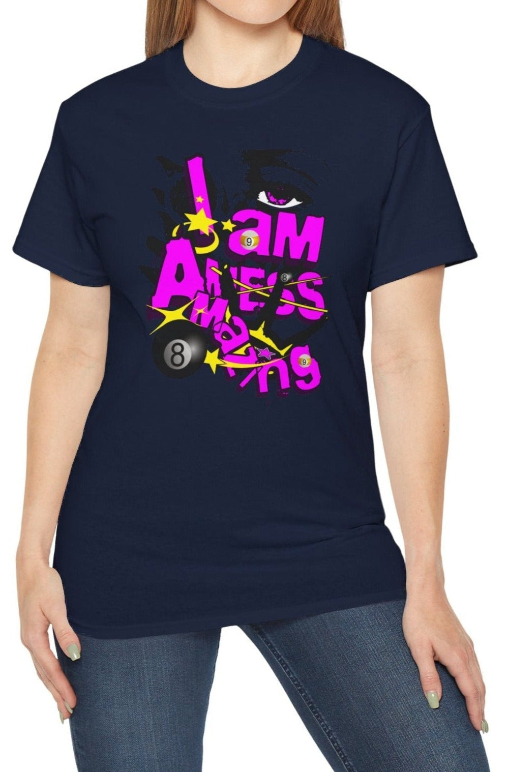 I am a mess-amazing - Cotton T-Shirt - BFLY BILLIARDS