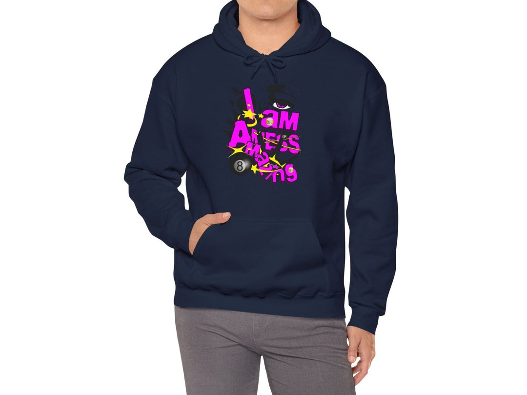 I am a mess-amazing - Custom Pullover Hoodie - BFLY BILLIARDS