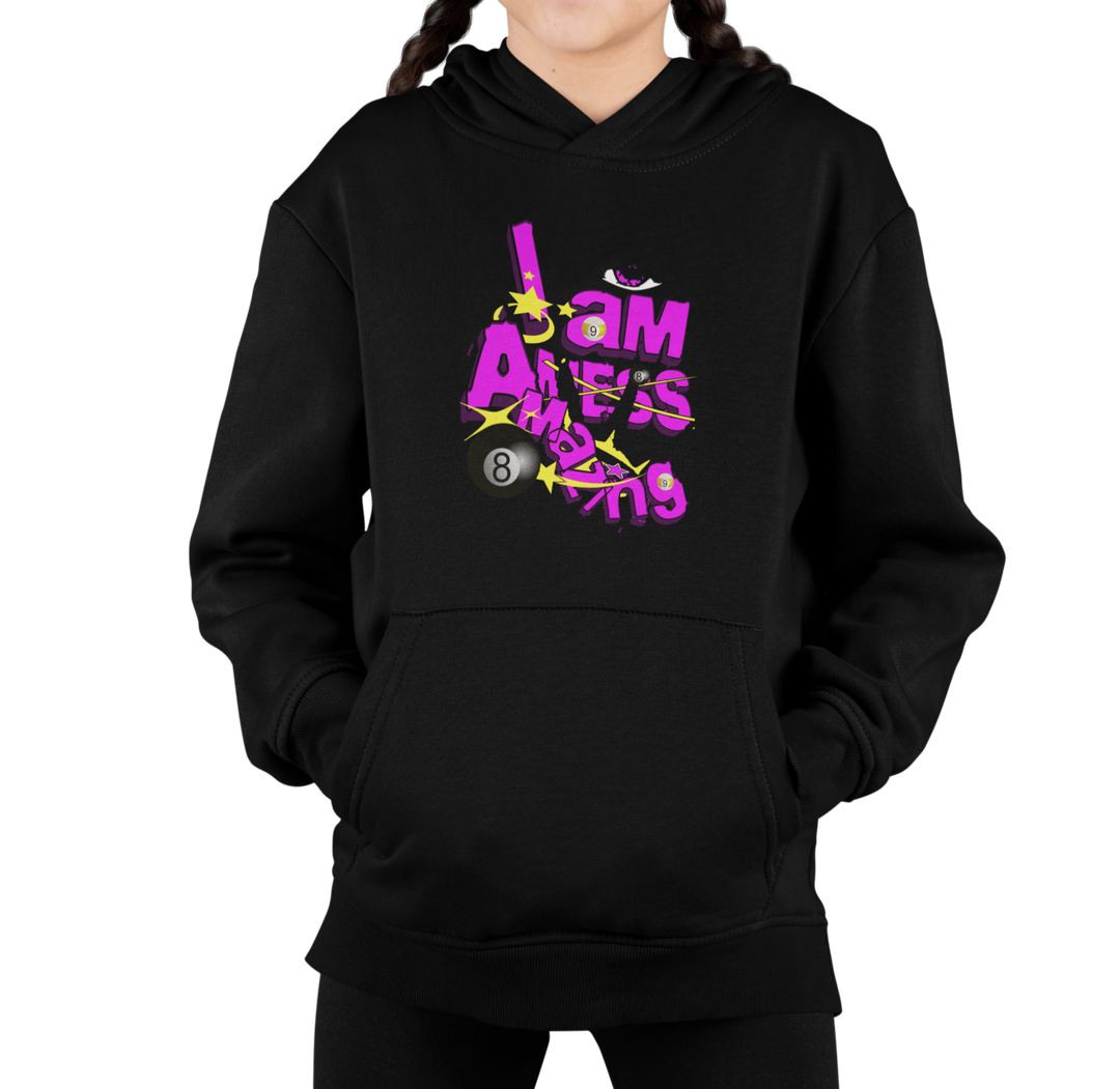 I am a mess-amazing - Custom Youth Hoodie - BFLY BILLIARDS