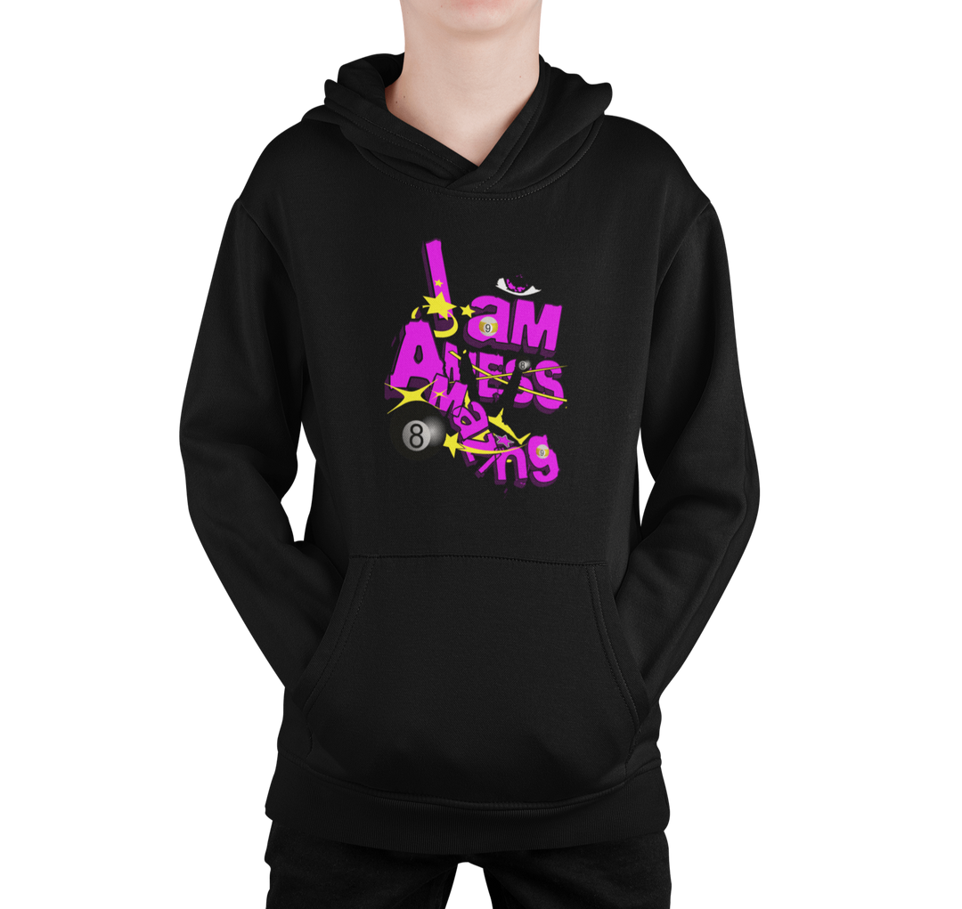 I am a mess-amazing - Custom Youth Hoodie - BFLY BILLIARDS