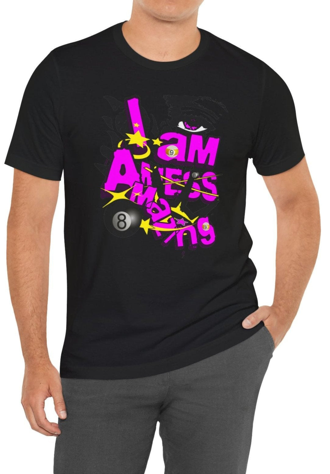 I AM A MESS - AMAZING - Unisex Softstyle Tee - BFLY BILLIARDS