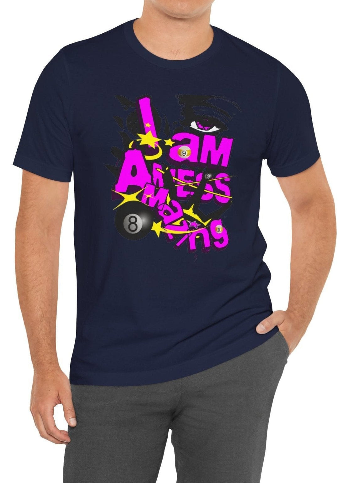 I AM A MESS - AMAZING - Unisex Softstyle Tee - BFLY BILLIARDS
